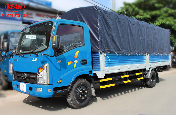 Xe tải 3t5 Veam VT340s thùng dài 6m1 chuyên chở hàng cồng kềnh-ototaisg.com